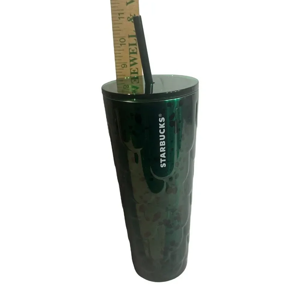 NEW Starbucks Mermaid Siren Green Scales Spotted 22/23 Tumbler Cup 24 OZ Venti